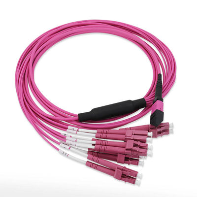 MPO MTP LC Fiber Patch Cord Fanout Cable Harnesses Patch Cord OM4 0.35db
